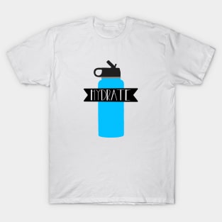 Hydrate Water Bottle T-Shirt